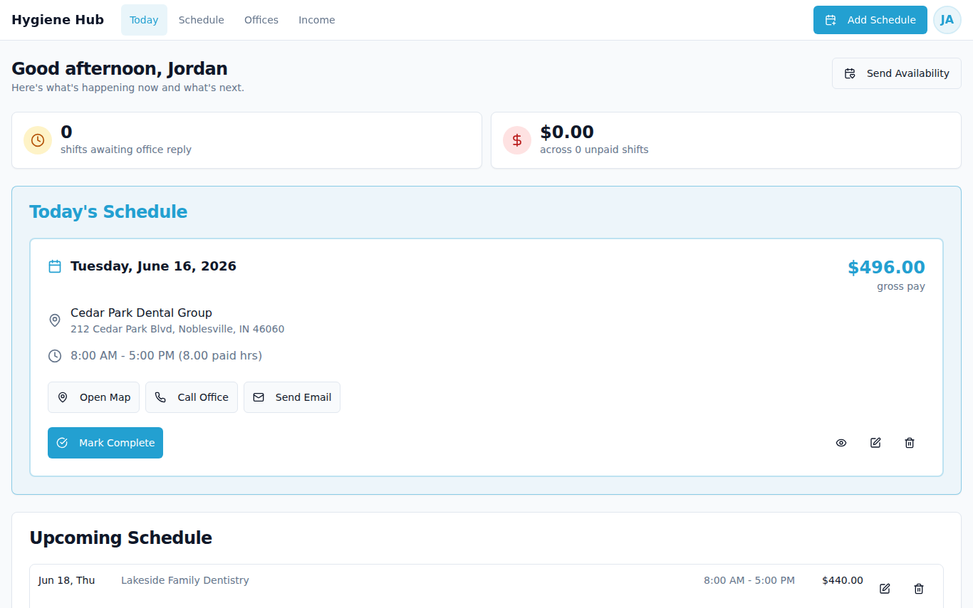Hygiene Hub screenshot